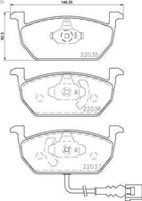 Brake pad set, disc brake Brembo P 85 137x