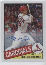 2020 Topps Silver Pack 1985 Chrome Baseball 12/15 Paul Goldschmidt Auto 7ut