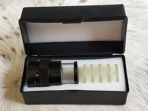 FOWLER Scale Magnifier 7x Pocket Optical Comparator Set, Reticles #1,5,7,8,13