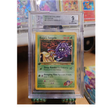 Wizards of the Coast 2000 Gym Challenge Koga's Tangela 81/132 1st Ed BGS 9