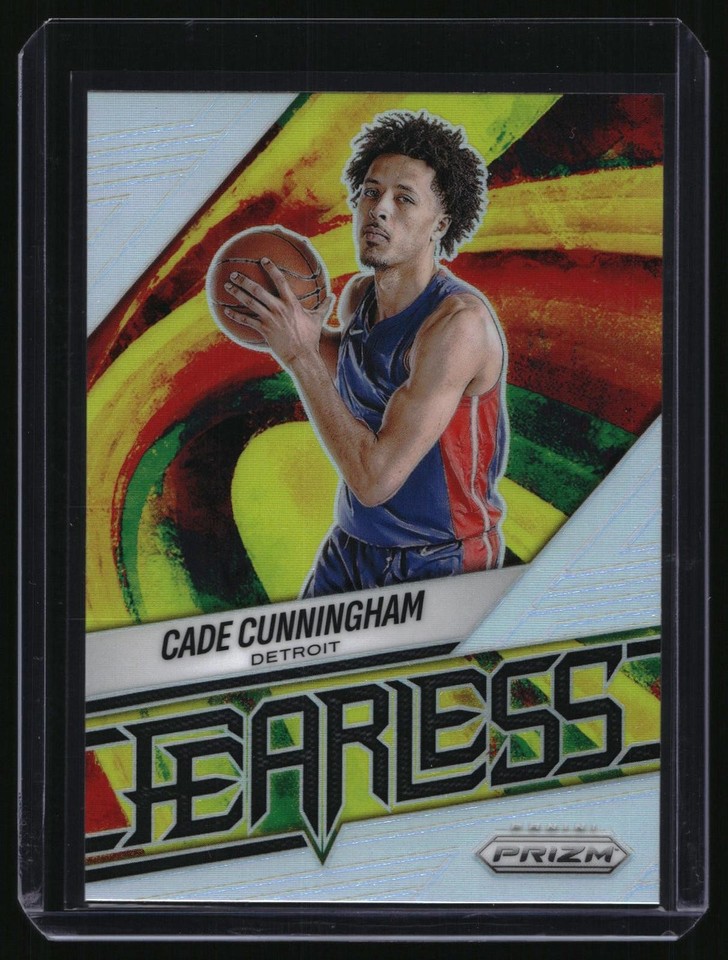 2025 -26 Panini Prizm Fearless Cade Cunningham Silver Prizm #14 Pistons 2025-26 Panini Prizm Fearless Cade Cunningham Silver Prizm #14 Pistons