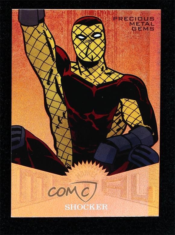 2017 Fleer Ultra Marvel Spider-Man Metal PMG Bronze 102/199 Shocker #MM2 0kg8