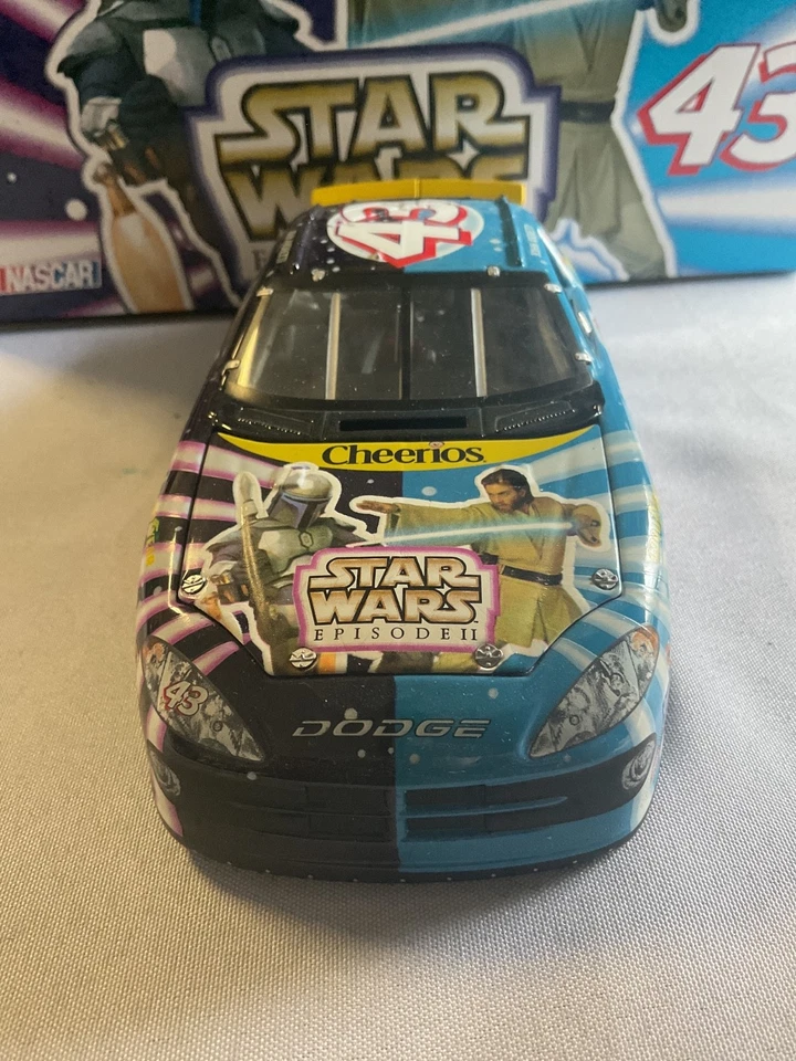 John Andretti #43 Star Wars Episode II 2002 Dodge Team Caliber Nascar Petty 1/24 - Image 2 of 2