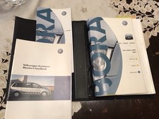 Volkswagen Bora 2005 Handbook and Owners Manual Wallet