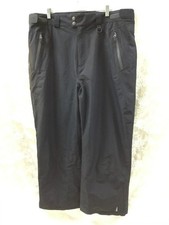 Snow Pants XL Black Insulated Nylon Ski Snowboard Lands' End exceptional