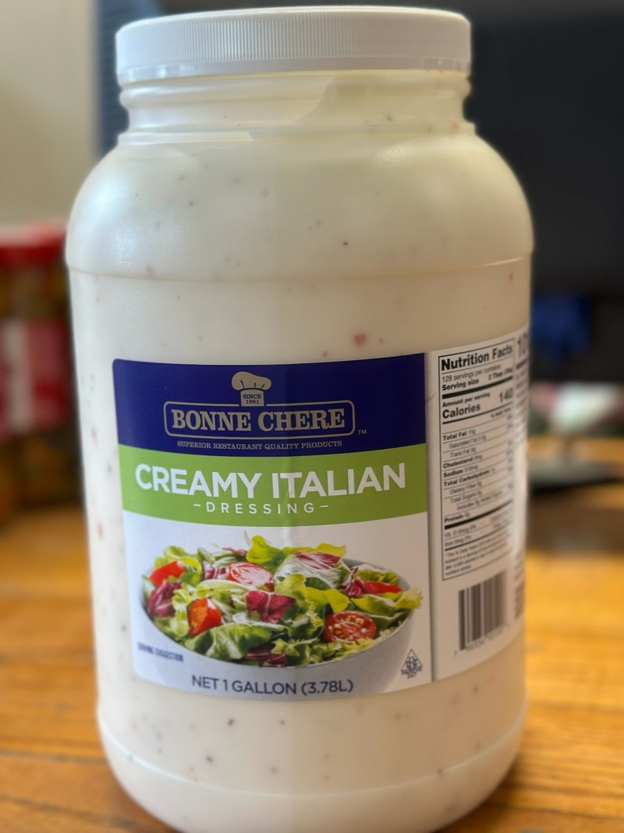 One Gallon - Bonne Chere / Creamy Italian Dressing (Carbon Copy of Pizza Hut) One Gallon - Bonne Chere / Creamy Italian Dressing (Carbon Copy of Pizza Hut)