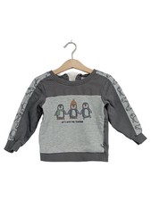 Maglione LIEGELIND bambino manica lunga cotone fantasia animalier grigio taglia 98
