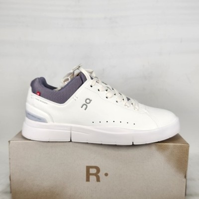 Size 9 - On THE ROGER Advantage - White / Fossil - Womens
