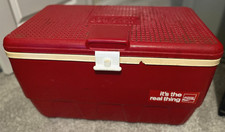 Vintage Igloo Coca-Cola Cooler Hinged Lid Coke Ice Chest 24"x14"x14" - Clean!