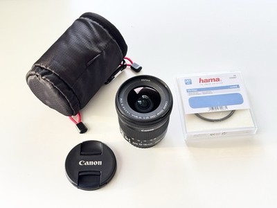 Canon EF-S 10-18mm F4.5-5.6 IS STM Objektiv + Zubehörpaket + NEUWERTIG