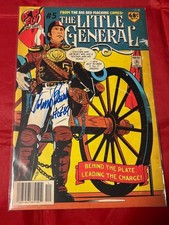 JOHNNY BENCH REDS SIGNED AUTO 358/408 BASEBALL Pop Fly Pop Shop Art Print
