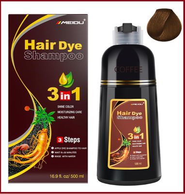 SHAMPOO レコード ③ original 盤美品 Meidu COFFEE Hair Dye Shampoo — Long — Lasting 3-in-1 Hair Color