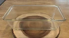 Vintage 1920’s Dollar Sign Pyrex Clear Glass Bread Loaf Dish
