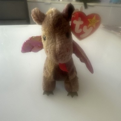 Ty Beanie Baby SCORCH Der Drache-Original Version 1998