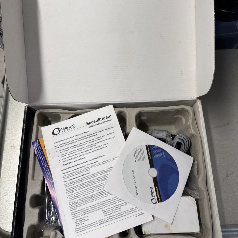 Speed Stream 4060 External USB ADSL Modem 060-4060-001 Efficient Networks NEW - Image 2 of 4