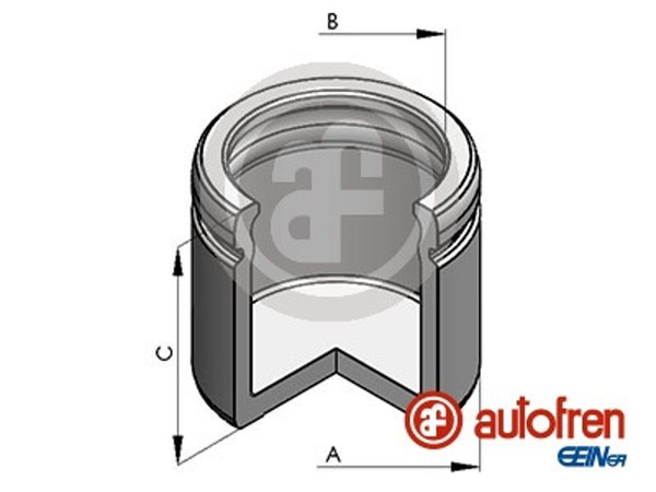 Autofren Seinsa Kolben Bremssattel D025188 FüR Audi BMW Mercedes VW Ford T5 A6 4-image
