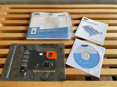 LaCie USB 2.0 PCI Card 4 Ports - for Macs and PCs - OS 9, OS X, Windows