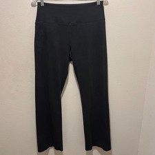 Hollister Ultra High Rise Black Leggings Size Large Pocket Ankle