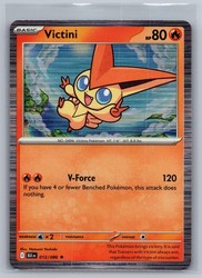 Victini 012/086 Holo Rare Scarlet & Violet Black Bolt