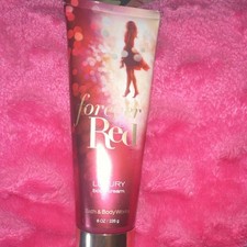 Bath  Body Works Forever Red Luxury Body Cream 8 oz Hydrating Shea Aloe Scented