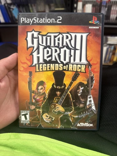 Guitar Hero 3 Legends of Rock (Sony PlayStation 2, 2007) PS2 CIB Tested - Clean!