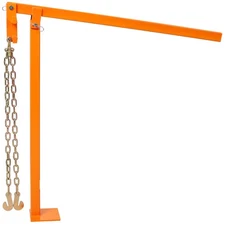36" Steel T-Post Puller w/47" Lifting Chain & Puller Plate - Fence Tool