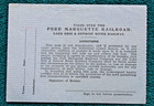 1912 Pere Marquette Railroad Trip Pass Muskegon to Allegan Railway Train Ticket — photo 3