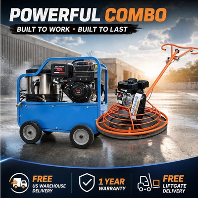 #ad #ad Free Ship 4000PSI Bamp;S Hot Water Pressure Washeramp;7HP Power Trowel Cement Finisher $3859.00
