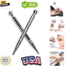 Deep Tissue Massage Tool-Stainless Steel Acupuncture Pen-Trigger Point Massag...