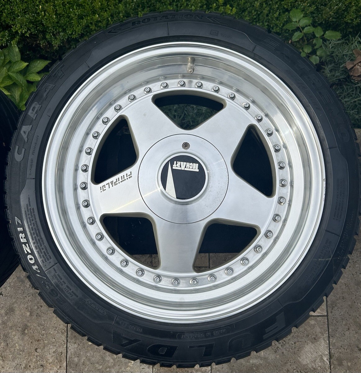 フェルトIAホイール抜き ZX-14R] Rear tire change How to raise the bead Tire change for