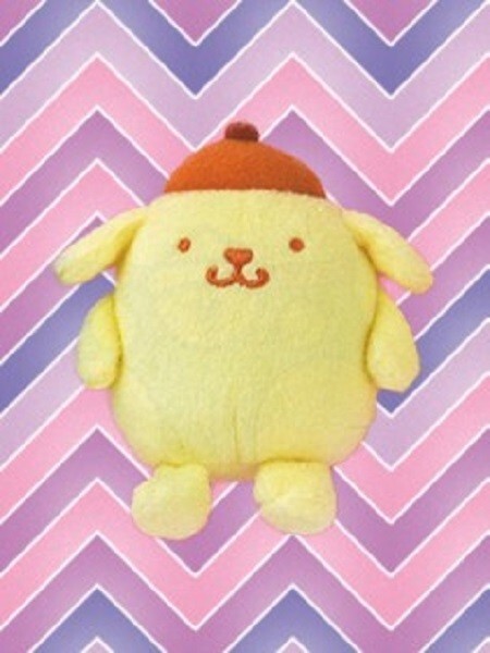 Eikoh Sanrio Characters Pompompurin Pudding Dog 8cm Plush Doll