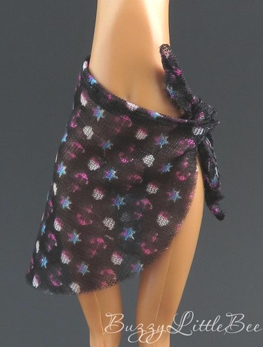 Monster High Doll Draculaura Skull Shores Swim Suit Skirt Cover Up