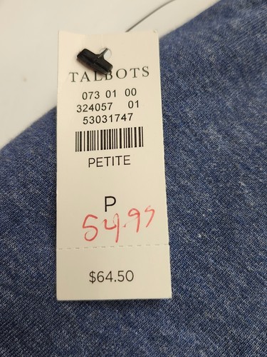 Women's T By Talbots Straight Crop Comfy Pants Petite New SRP $64.50 New - Picture 7 of 7