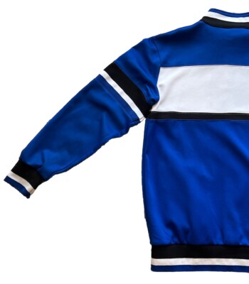 ADMIRAL ATHLETICS（MEN） アドミラル ADMIRAL Track Jacket Mens Large Blue Black White Full Zip Long
