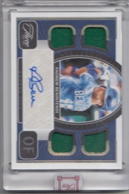 ANDREW BENINTENDI /10 AUTO QUAD GAME JERSEY PATCH 2022 22 ANDREW BENINTENDI /10 AUTO QUAD GAME JERSEY PATCH 2022 22