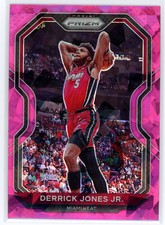 Derrick Jones Jr 2020-21 Panini Prizm Pink Ice Prizm #55 Miami Heat