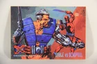X-Men Fleer Ultra 95' - 1994 Trading Card #127 Cable Vs Deadpool L016782