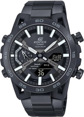 CASIO EDIFICE SOSPENSIONE ECB-2000YDC-1BJF Bluetooth Solar Watch Black 47.8mm