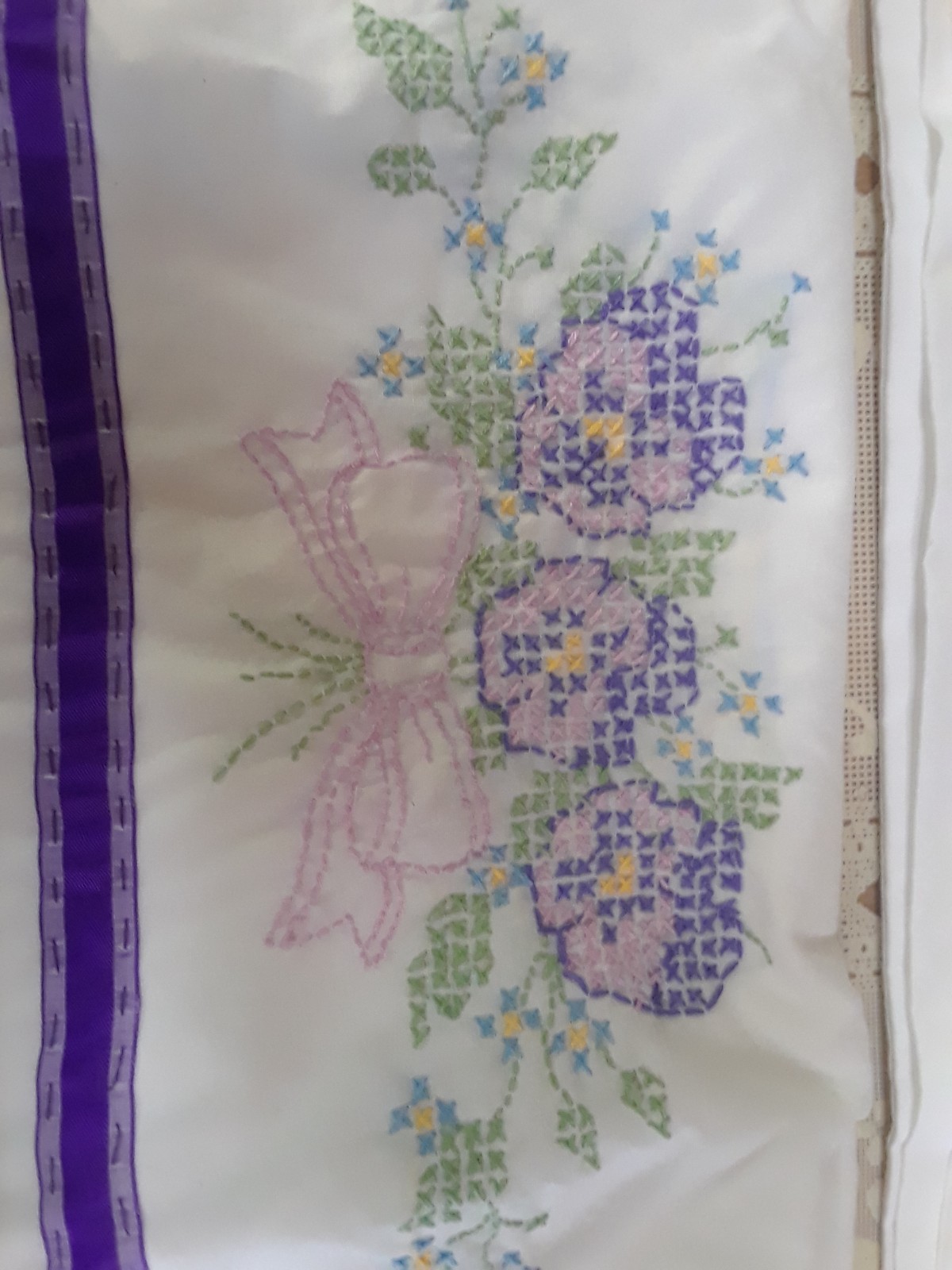 Hand embroidered Pillowcases eBay
