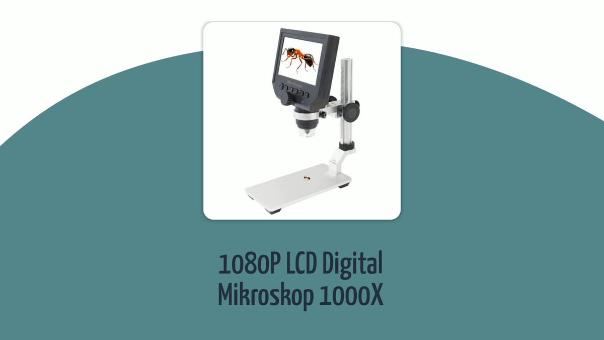 Digitales Mikroskop mit 4,3 Zoll Display - Lehrmittel OG Digitales Mikroskop mit 4,3 Zoll Display - Lehrmittel OG