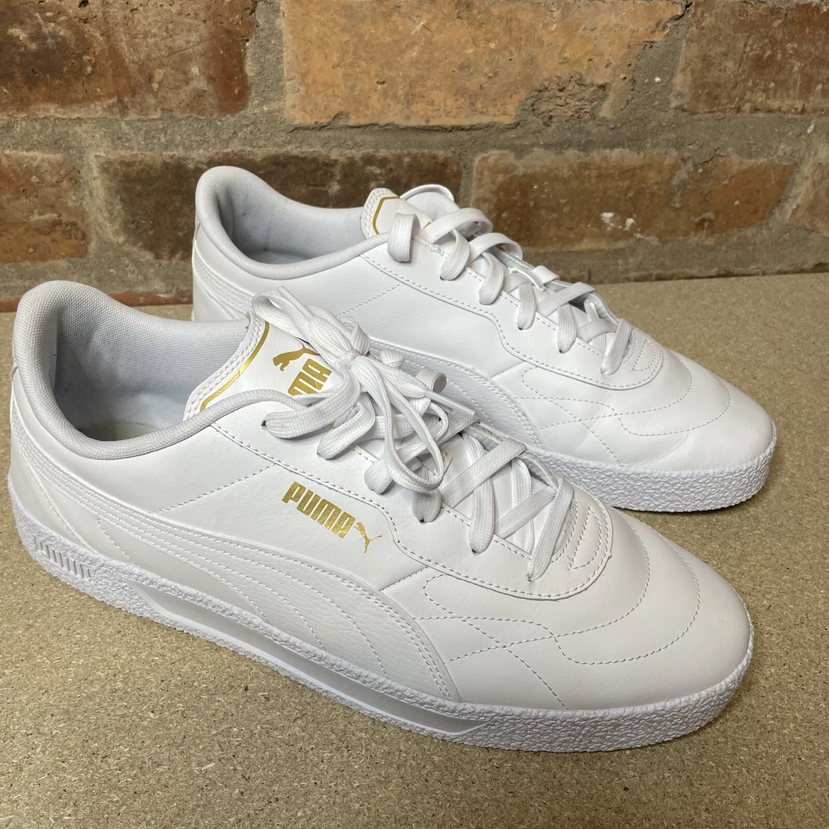 Mens white puma trainers best sale uk