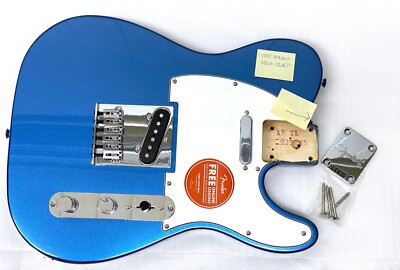TINY CRACK Fender Squier Affinity TELE BODY Lake Placid Blue Electric Guitar