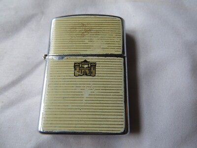 Vintage Lighter Hadson with Castle Logo Flip Top