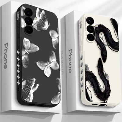 Handyhülle Slim Silikon für Samsung A56 A17 S23 S24 Ultra S22 S25 FE Schutz Case