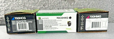 LEXMARK 700HMG, 70C0HKG Toners SET 3 GENUINE SEALED
