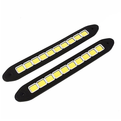 1X 10Led Daytime Running Light Drl Cob Strip Lamp Fog Car Driving Wat HfLDUK LI - Picture 6 of 12