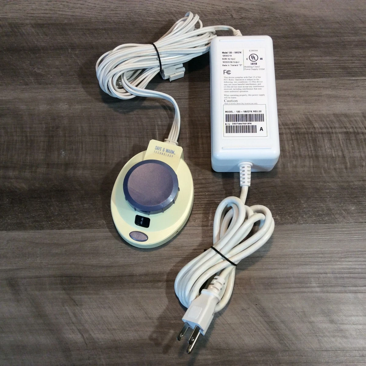 Safe u0026amp; Warm Technology C-D7 Heated Electric Blanket Head Controller  120-18vd7k | eBay
