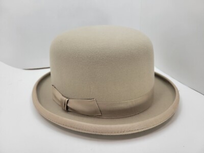 BEAVER BRAND HATS SAND DERBY BOWLER | eBay