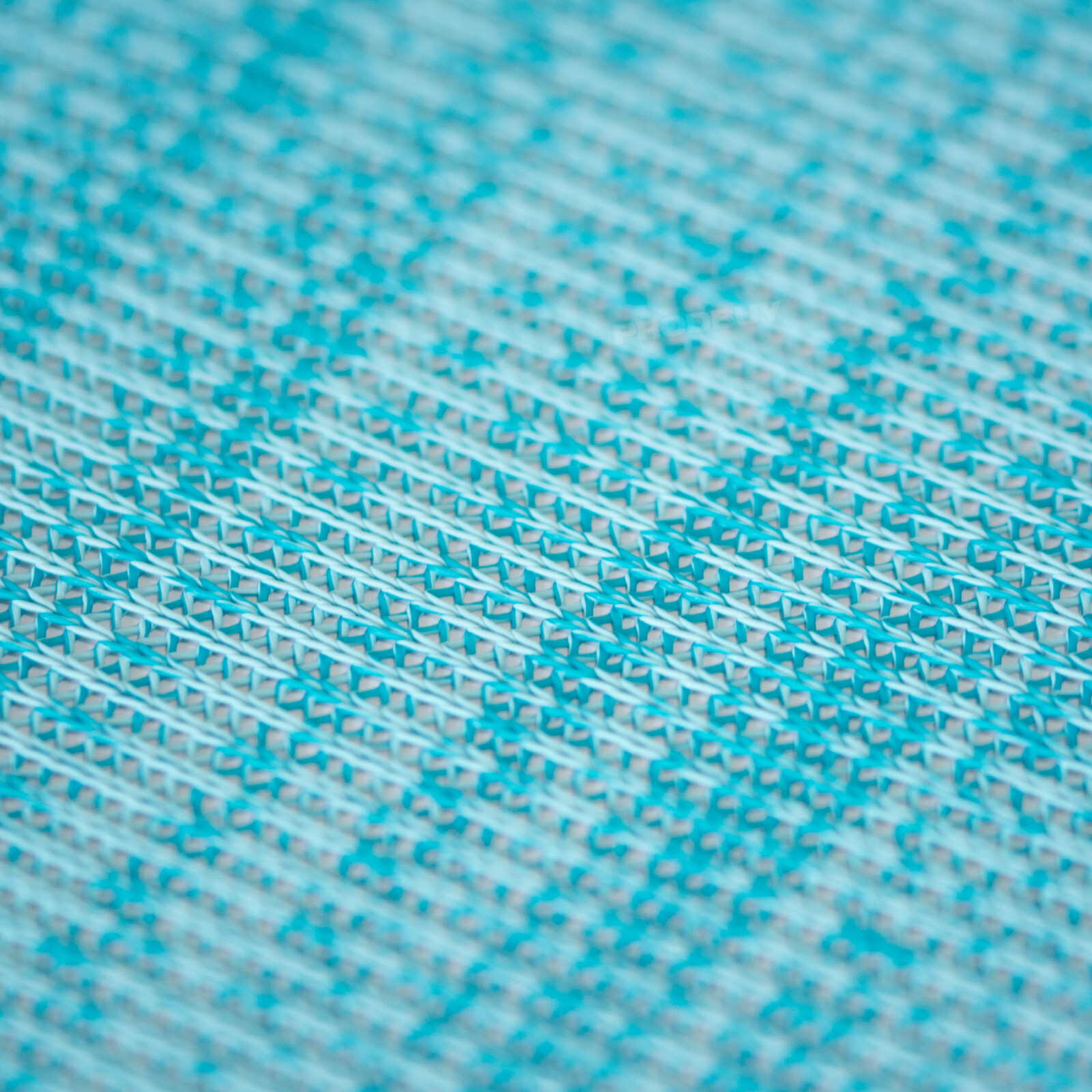 Set of 4 Large Aqua Blue Placemats 45cm Woven Flexible Plastic Table Setting Mat eBay