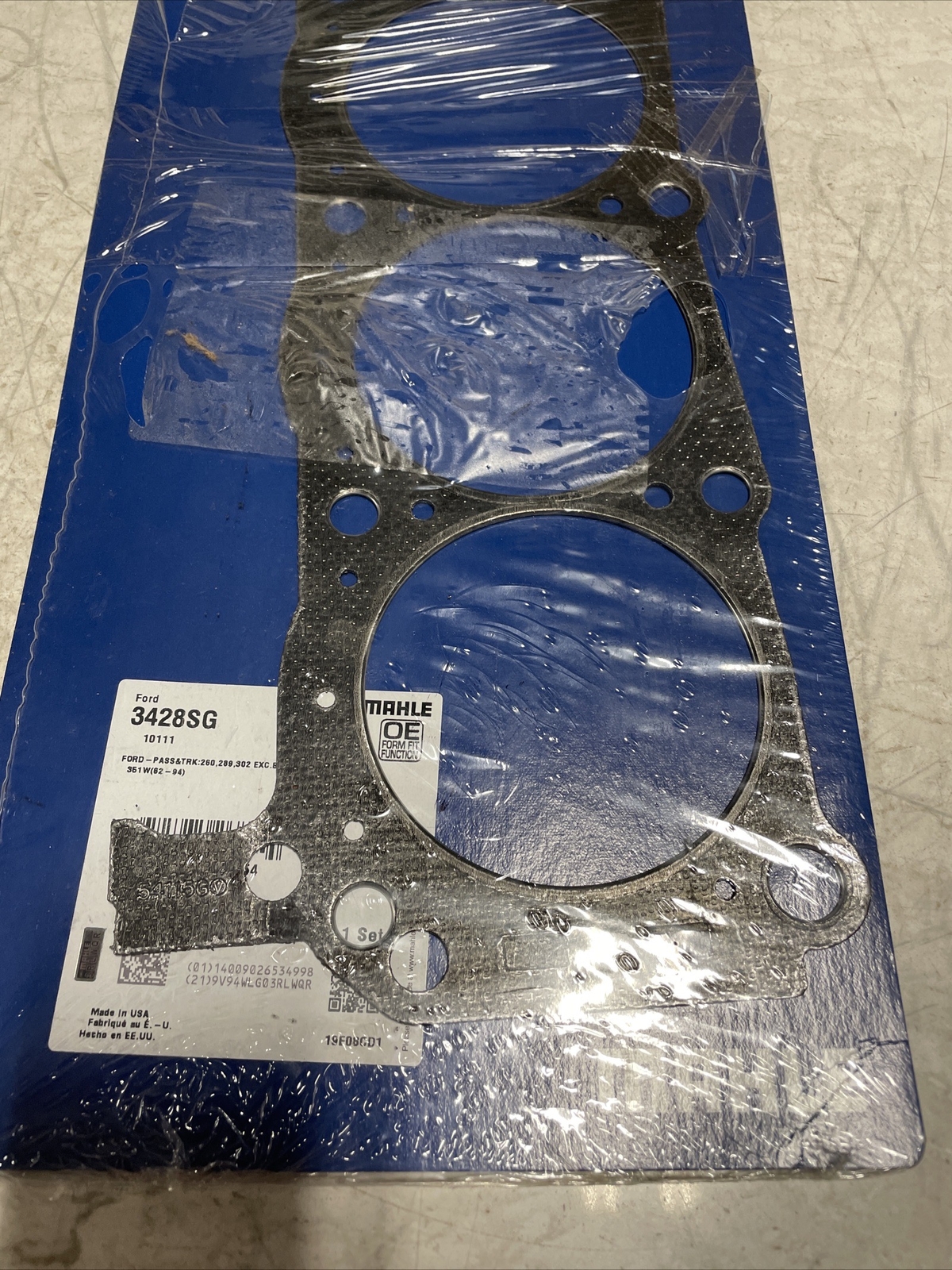 2) Mahle Original Cylinder Head Gaskets For Chevy 350 5.7 1967-2002 .035" Thick